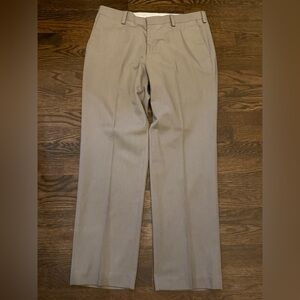 Louis Raphael Tailored Men’s Dark Khaki Straight Leg Pants size 34x30